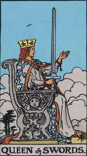 Queen Of Swords tarot card