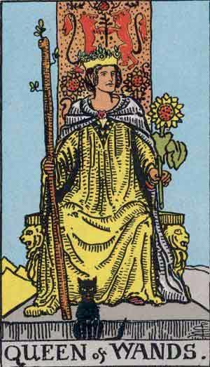 Queen Of Wands tarot card