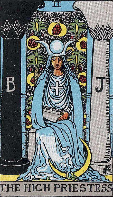 The High Priestess tarot card