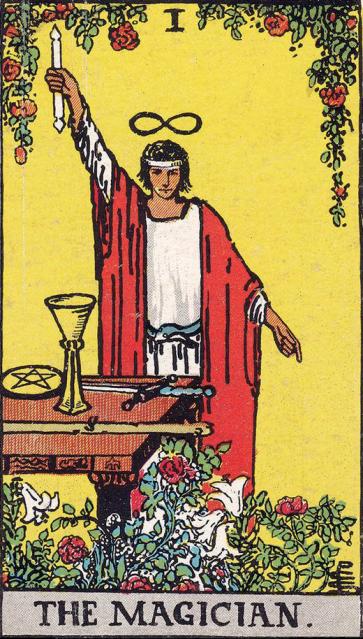 The Magician tarot card