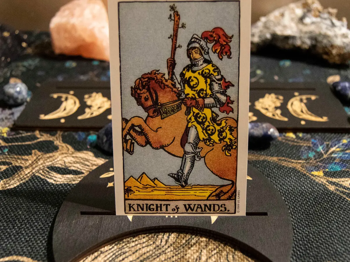 Knight of Wands tarot card