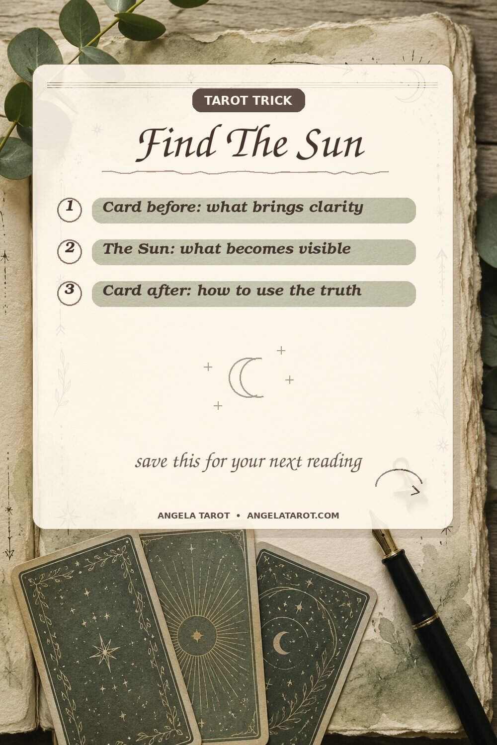 Pinterest graphic for Find The Sun