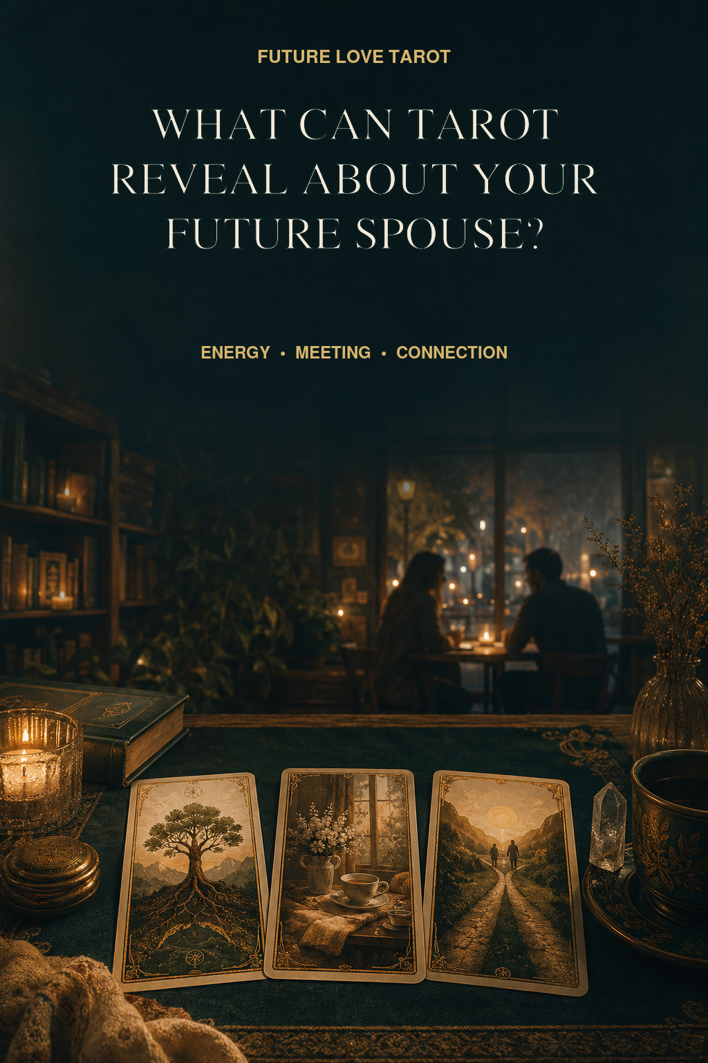 Pinterest cover for what tarot can reveal about your future spouse