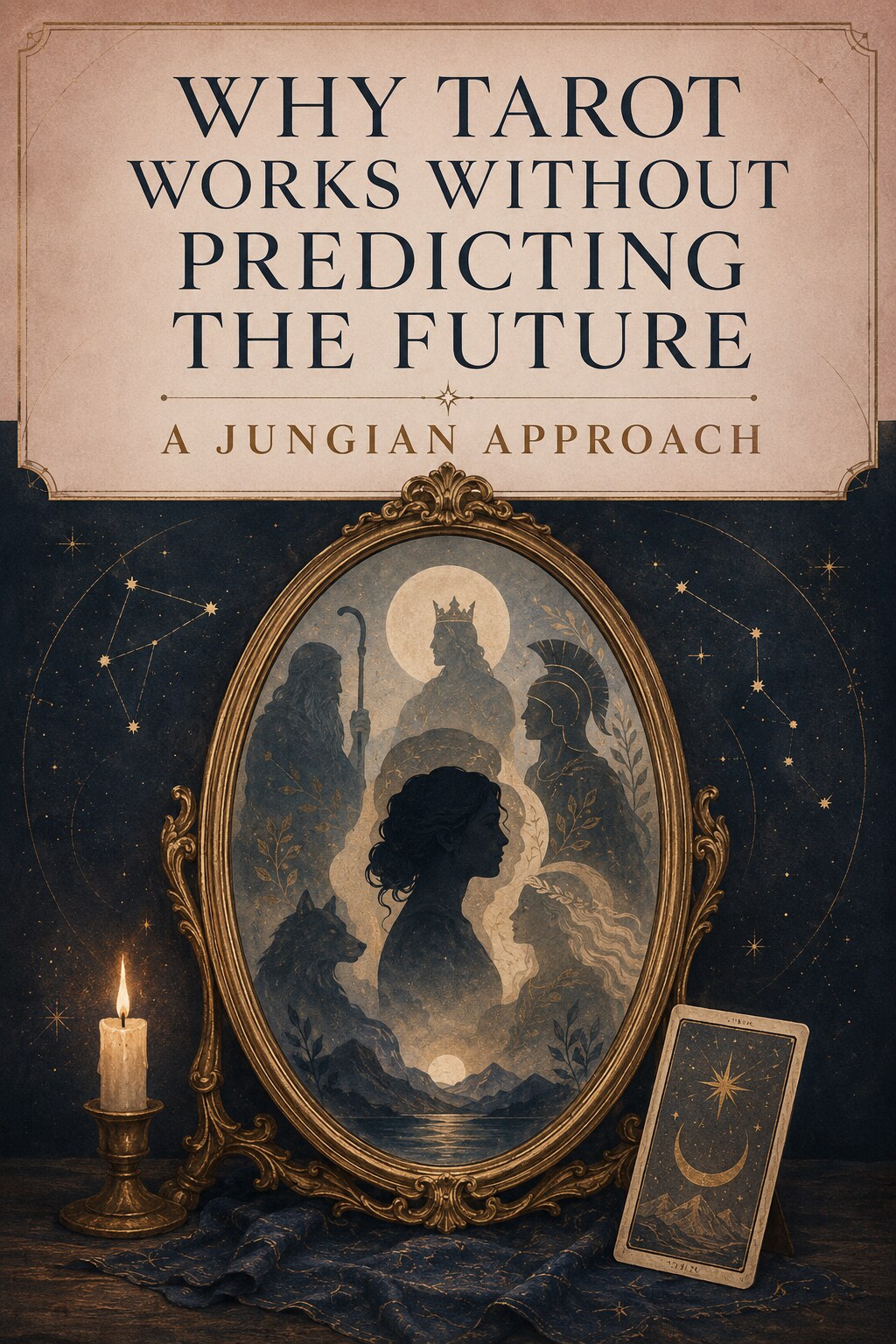 Pinterest cover for Why Tarot Works Without Predicting the Future