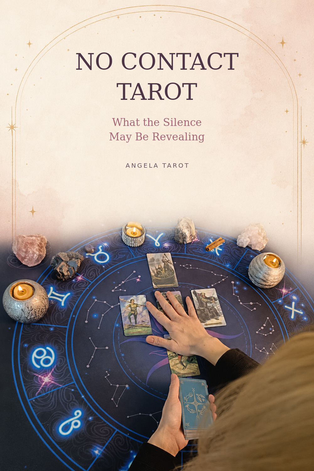 Pinterest cover for No Contact Tarot