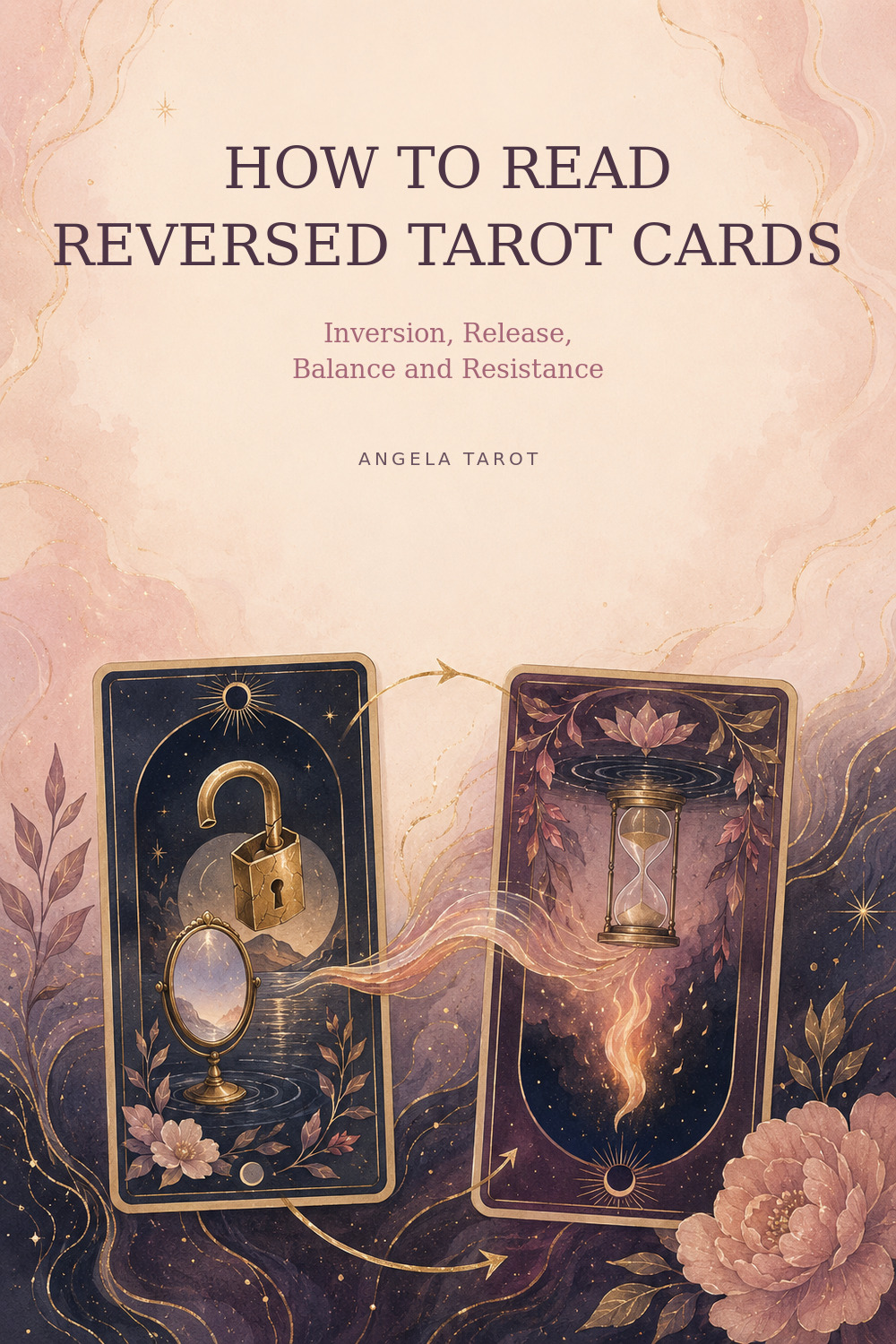Pinterest cover for How to Read Reversed Tarot Cards