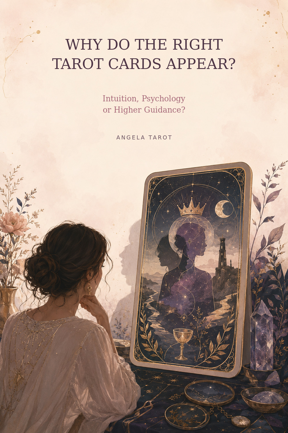 Pinterest cover for Why Do the Right Tarot Cards Appear
