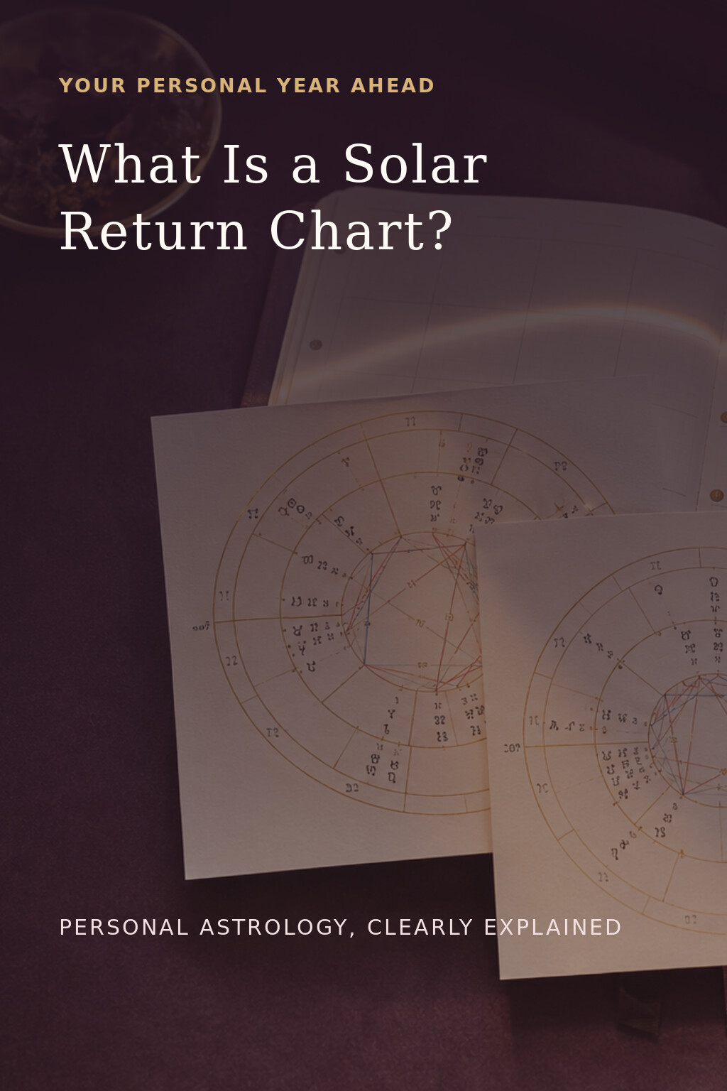 Pinterest cover asking what a Solar Return chart is