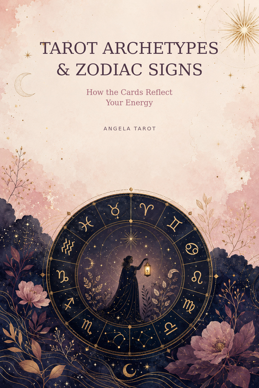 Pinterest cover for Tarot Archetypes and Zodiac Signs